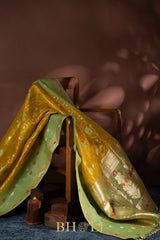 authentic jamdani banarasi with kadiyal border