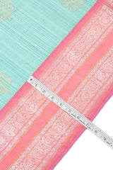 Authentic Pure zari mulberry silk Korvai Kanjivaram