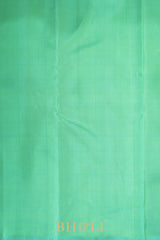 black handwoven pure zari mulberry silk korvai kanjivaram