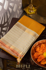 double pallu pure mulbery silk kai korvai kanjivaram