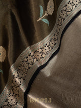 drill handwoven brocade with kaduwa buta katan silk banarasi