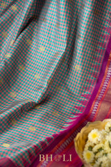 dual tone pure mulberry silk kuttu gadwal