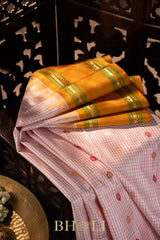 ganga jamuna border kuttu silk by silk gadwal