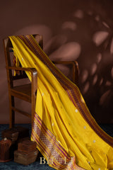 handwoven art deco style kaduwa border katan silk banarasi