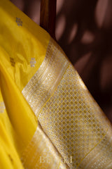 handwoven art deco style kaduwa border katan silk banarasi