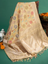 handwoven authentic kaduwa meenakari jungla katan silk banarasi