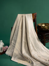 handwoven brocade light blue pure katan banarasi