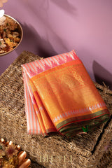 handwoven checkered kuttu pure silk gadwal