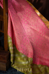 handwoven ganga jamuna kadiyal kaduwa brocade body katan banarasi