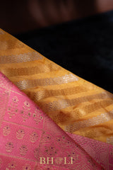 handwoven ganga jamuna kadiyal kaduwa brocade body katan banarasi