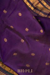 handwoven kai korvai pure mulberry silk kanjivaram