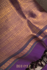 handwoven kai korvai pure mulberry silk kanjivaram