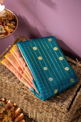 handwoven kuttu checkerd gadwal silk by silk