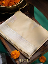 handwoven light green kaduwa buta katan silk banarasi