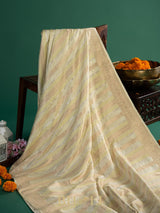 handwoven mashru gaji banarasi