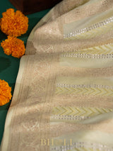 handwoven mashru gaji banarasi