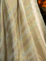 handwoven mashru gaji banarasi