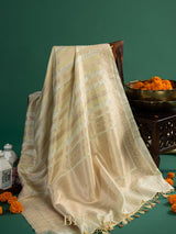 handwoven mashru gaji banarasi