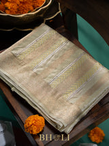 handwoven mashru gaji banarasi