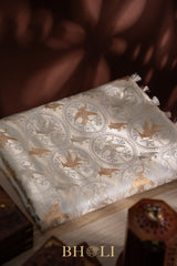 handwoven mashru gaji kaduwa banarasi