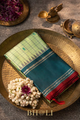 handwoven meenakari butas kuttu gadwal