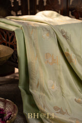 handwoven mulberry silk by silk gadwal