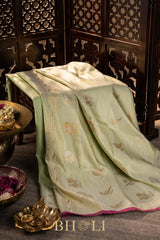 handwoven mulberry silk by silk gadwal