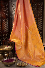 handwoven mulberry silk by silk gadwal