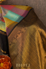 handwoven orissa inspired motifs kai korvai pure silk kanjivaram