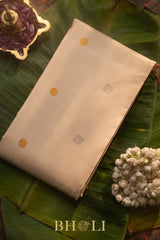 handwoven ornate border kai korvai pure silk by silk thread kanjivaram