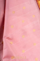 handwoven paisley buta kai koravi pure silk kanjivaram