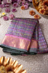 handwoven pastel silk by silk kuttu gadwal