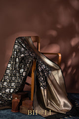 handwoven pure katan silk cutwork weave banarasi