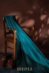 handwoven pure katan silk mashru border contemporary banarasi