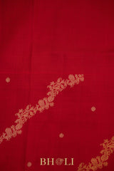 handwoven pure mulberry and zari korvai kanjivaram silk