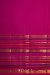 handwoven pure mulberry silk korvai kanjivaram