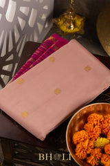 handwoven pure mulberry silk korvai kanjivaram
