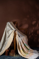 handwoven pure tissue cotton kaduwa banarasi