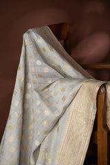 handwoven pure tissue cotton kaduwa banarasi