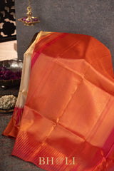 handwoven pure zari 8kol border mulberry silk kanjivaram