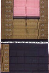 Handwoven Pure zari mulberry silk bridal korvai kanjivaram