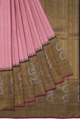 Handwoven Pure zari mulberry silk bridal korvai kanjivaram