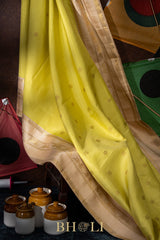 handwoven pure zari mulberry silk korvai kanjivaram