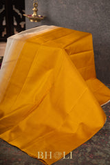 handwoven thread work thazhampoo reku korvai pure silk kanjivaram