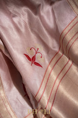 handwoven tissue brocade kaduwa buta katan silk banarasi