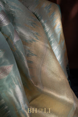 handwoven tissue mulberry silk kaduwa meenakari banarasi