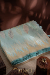 handwoven tissue mulberry silk kaduwa meenakari banarasi