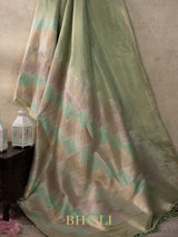 handwoven tissue silk authentic rangkat rising banarasi