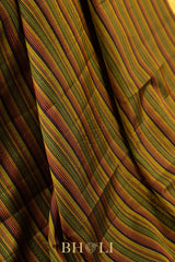 handwoven zari striped pure mulberry silk kanjivaram