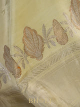 light green kaduwa sona rupa border butas katan silk banarasi